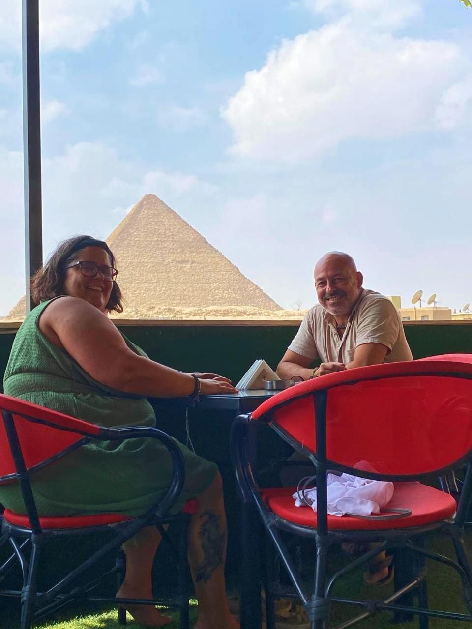 Hotel Magic Golden Pyramids View Kafret el-Gabal Exterior foto